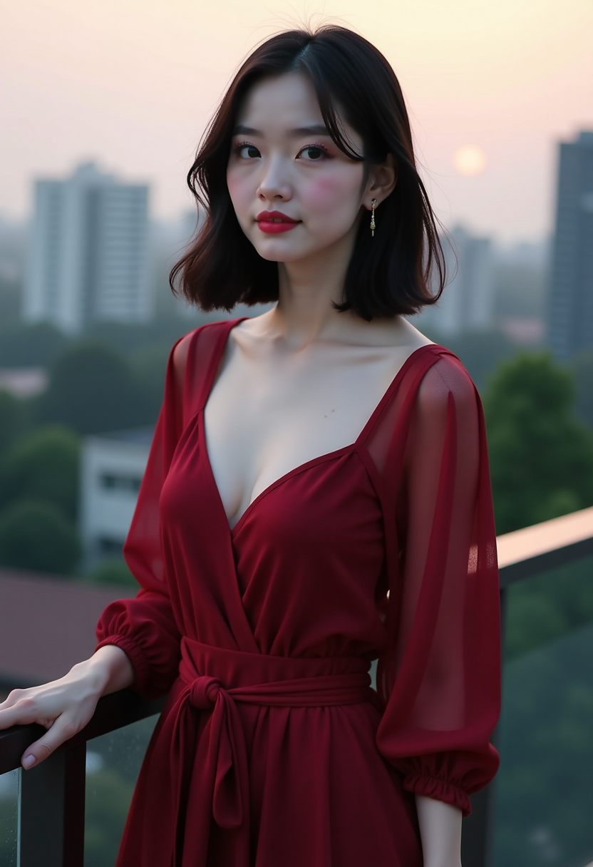 饭桌上的风景海报